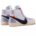 Унисекс кроссовки OFF-White x Nike Blazer Mid Sneakers White