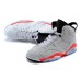Унисекс кроссовки Nike Air Jordan 6 White/Coral