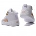 Мужские кроссовки Nike Air Jordan 12 Retro Jumpmen White/Gold