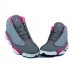 Женские кроссовки Nike Air Jordan 13 Retro Grey/Pink/White