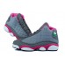 Женские кроссовки Nike Air Jordan 13 Retro Grey/Pink/White