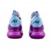 Женские кроссовки Nike Air Max 270 White/Blue/Purple